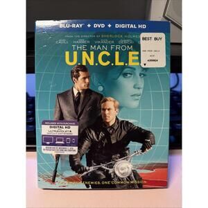 The Man from U.N.C.L.E. (Blu-ray/DVD, 2015) NEW SEALED